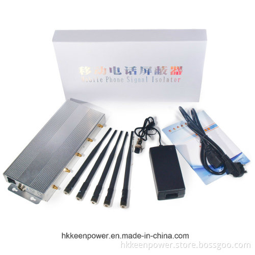 5 Bands 3G 4G Cell Phone Signal Jammer